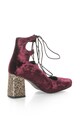 Zee Lane Collection Pantofi catifelati cu siret Femei