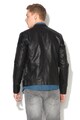 Jack & Jones Jacheta biker de piele sintetica Oryour Barbati