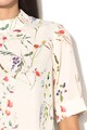 Vero Moda Bluza cu model floral si guler scurt Florence Femei