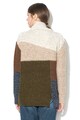 French Connection Пуловер с вълна и дизайн с цветен блок Жени