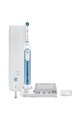 Oral-B Periuta de dinti electrica  Smart 6, 40000 pulsatii/min, 8800 oscilatii/min, Curatare 3D, 5 programe, 2 capete, Bluetooth, Trusa de calatorie, Alb/Albastru Femei