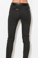 Zee Lane Denim Pantaloni cu garnituri de piele sintetica Femei