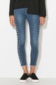 Zee Lane Denim Blugi skinny cu anouri metalice Femei