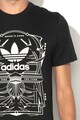 adidas Originals Tricou cu imprimeu grafic, Negru Barbati