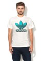 adidas Originals Tricou cu imprimeu logo, Alb Barbati