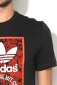 adidas Originals Tricou cu imprimeu grafic Tongue Label, Negru Barbati