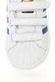 adidas Originals Pantofi sport cu velcro Superstar, Alb/Albastru Fete