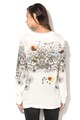 DESIGUAL Bluza tip tunica cu imprimeu si detaliu cu siret Jyana Femei