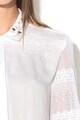 DESIGUAL Риза Francia с бродирани мрежести ръкави Жени