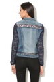 DESIGUAL Jacheta de denim cu guler detasabil Exotic Femei