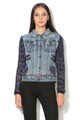 DESIGUAL Jacheta de denim cu guler detasabil Exotic Femei