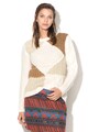 DESIGUAL Пуловер Mara с плетка осморка и асиметричен подгъв Жени
