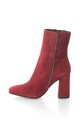 Zee Lane Collection Botine de piele intoarsa cu accente metalice Femei