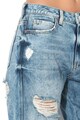 GUESS JEANS Blugi cu detalii brodate si aspect deteriorat Femei