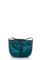 Folli Follie Geanta crossbody din catifea cu tinte Femei