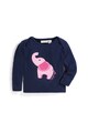 JoJo Maman Bebe Bluza cu design elefant Fete