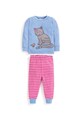JoJo Maman Bebe Pijama cu design pisica Fete