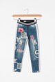 DESIGUAL Pantaloni cu imprimeu text Mallard Fete