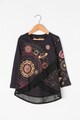 DESIGUAL Bluza asimetrica cu model cosmic Michigan Fete