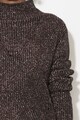 Zee Lane Denim Асиметричен пуловер с нишки от лурекс Жени