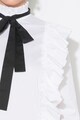 Zee Lane Collection Блуза с набирания и панделка Жени