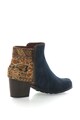 DESIGUAL Botine din denim cu aplicatie de paiete Country Exotic Femei