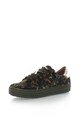 DESIGUAL Pantofi sport flatform de catifea cu imprimeu floral Funky Sporty Femei