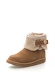 UGG Cizme de piele intoarsa, fara inchidere si cu partea superioara tricotata Darrah II Baieti