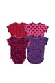 Pippi Set de body-uri cu imprimeuri diverse - 4 piese Baieti