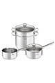 Tefal Set 6 piese pentru paste  Duetto, inox, inductie Femei