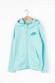 Nike Hanorac cu fermoar si captuseala de fleece Fete