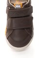 Clarks Pantofi sport mid-high de piele cu velcro Lilfolk Toby Fete