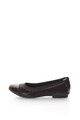 Clarks Balerini de piele nabuc cu aplicatie cap-toe Neenah Garden Femei