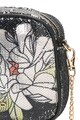 Fornarina Geanta crossbody cu paiete si imprimeu floral Clio Femei