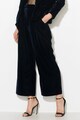 Zee Lane Collection Pantaloni culotte de catifea cu un cordon in talie Femei