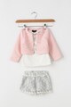 Zee Lane Kids Set de cardigan, bluza si pantaloni scurti Fete