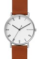 Skagen Часовник Signatur с кожена каишка Мъже