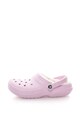 Crocs Papuci slingback cu captuseala teddy Femei