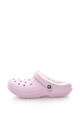 Crocs Papuci slingback cu captuseala teddy Femei