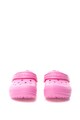 Crocs Saboti cu detalii perforate si captuseala de blana shearling sintetica Baieti