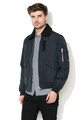 EDC by Esprit Jacheta bomber cu vatelina si guler detasabil din material teddy Barbati