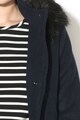 Esprit Gyapjú tartalmú rövid kabát levehető műszőrme szegéllyel női