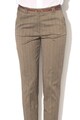 Esprit Pantaloni eleganti cu model herringbone si curea Femei