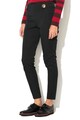 Esprit Pantaloni skinny fit cu talie inalta si nasturi metalici Femei