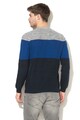 EDC by Esprit Пуловер с цветен блок и овално деколте Мъже