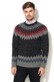 Esprit Плетен пуловер с фигурална шарка Мъже