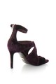 Lauren Ralph Lauren Sandale stiletto din catifea cu fermoar Tyra Femei