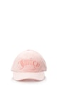 Juicy Couture Sapca de catifea cu logo brodat Femei