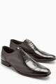 NEXT Pantofi Oxford Brogue de piele Barbati