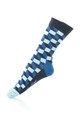 Happy Socks Sosete cu design geometric, Unisex Femei